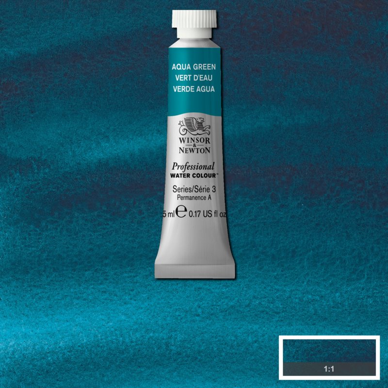 Winsor and Newton Professional Watercolour Paint - Aqua Green