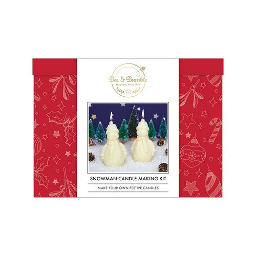 Bee & Bumble Winter Snowman Candle Making Kit