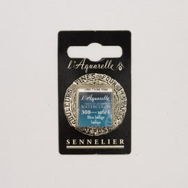 Sennelier L'Aquarelle Watercolour Paint Half Pan - Blue Indigo