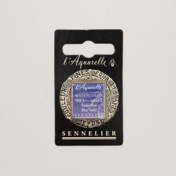 Sennelier L'Aquarelle Watercolour Paint Half Pan - Blue Violet