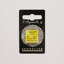 Sennelier L'Aquarelle Watercolour Paint Half Pan - Bright Yellow Green-1