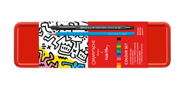 Keith haring special edition colouring pencils caran d'ache