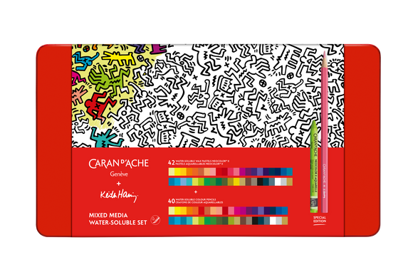 Caran D'Ache KEITH HARING Watercolour Pencil Set - Special Edition