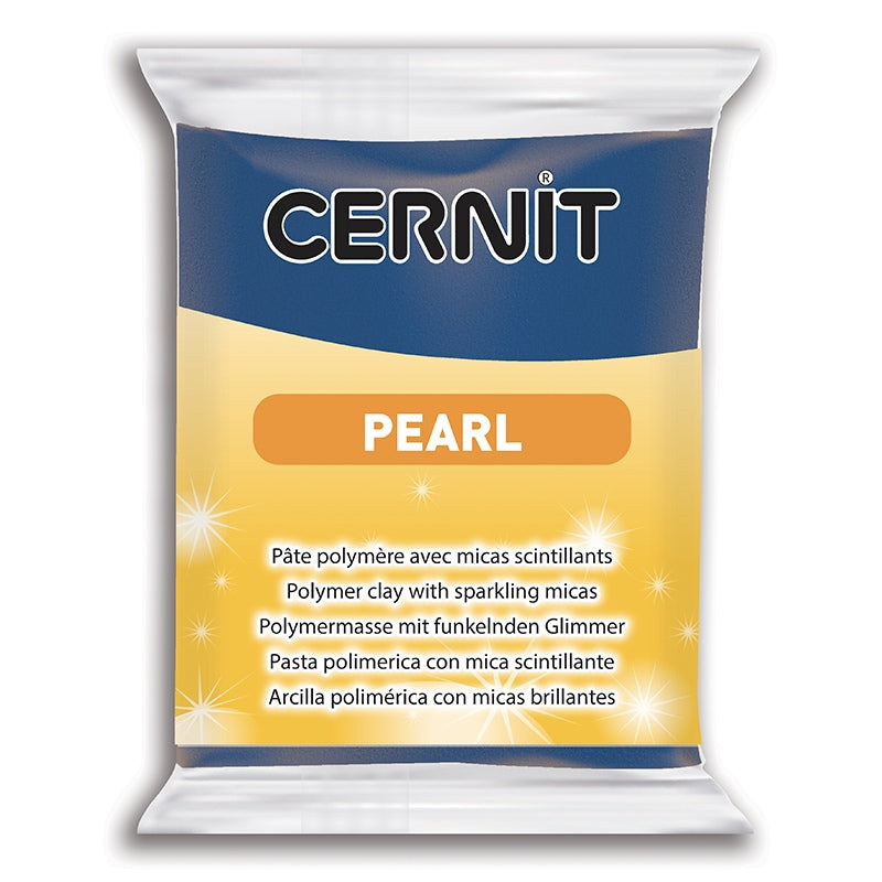 CERNIT Pearl Polymer Clay Colour 200 Blue 56g