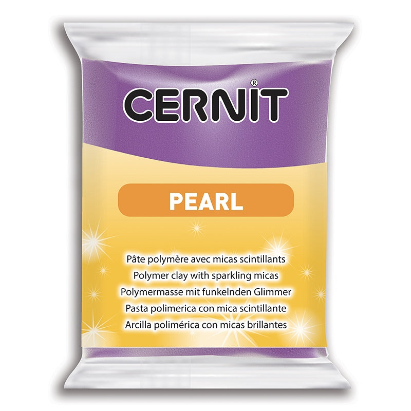 CERNIT Pearl Polymer Clay Colour 900 Violet 56g