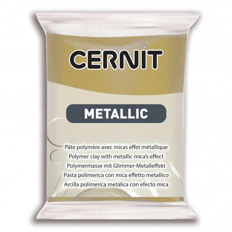 CERNIT Polymer Clay Metallic Effect 055 Antique Gold 56g