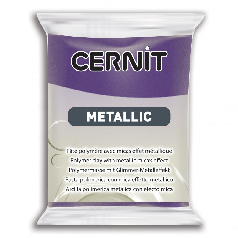 CERNIT Polymer Clay Metallic Effect 900 Violet 56g