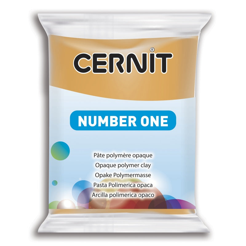 CERNIT Polymer Clay NUMBER ONE 746 Yellow Ochre 56g