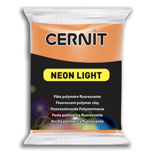 CERNIT Neon Light Polymer Clay Colour 752 Orange 56g