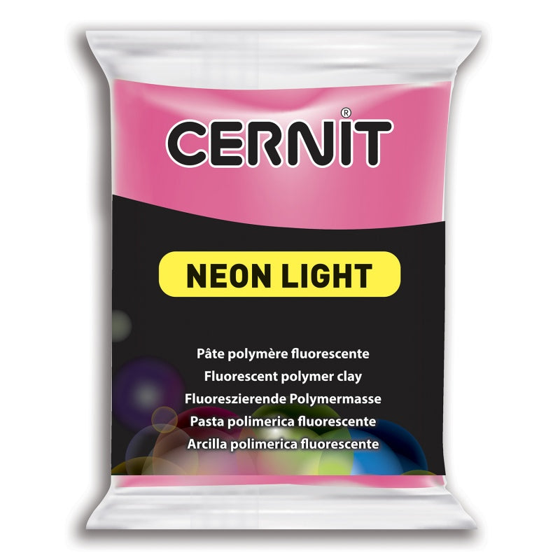 CERNIT Neon Light Polymer Clay Colour 922 Fuchsia 56g
