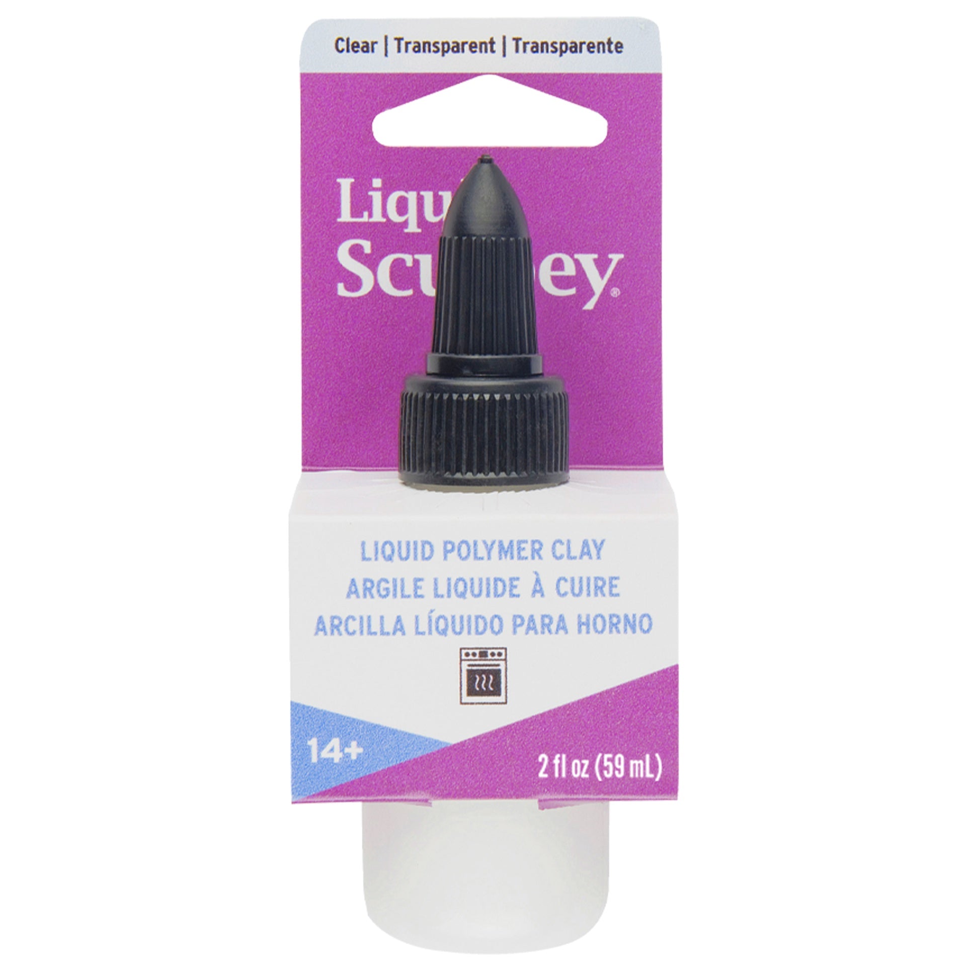 Liquid Sculpey Oven Bake Polymer Clay Clear 2 fl ox (59 ml)