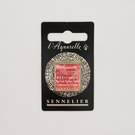 Sennelier L'Aquarelle Watercolour Paint Half Pan - Cadmium Red Purple