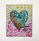 Gelli Arts Handmade Card & Gelli Plate Painting Kit