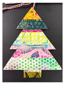 Gelli Arts Christmas Card & Gelli Plate Painting Kit-4