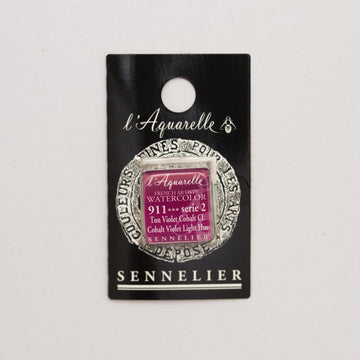 Sennelier L'Aquarelle Watercolour Paint Half Pan - Cobalt Violet Light Hue
