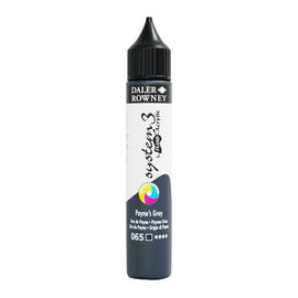 Daler Rowney System Fluid Acrylic Paint 29.5 ml Paynes Grey