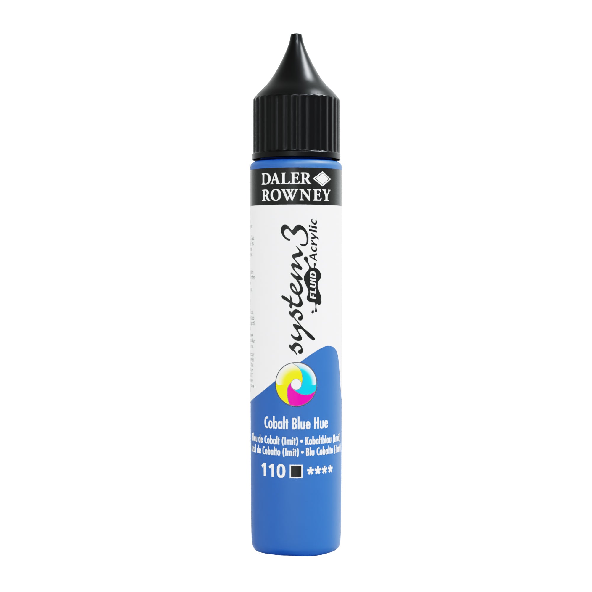 Daler Rowney System Fluid Acrylic Paint 29.5 ml Cobalt Blue Hue