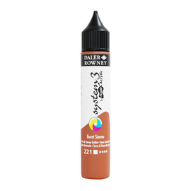 Daler Rowney System Fluid Acrylic Paint 29.5 ml Burnt Sienna