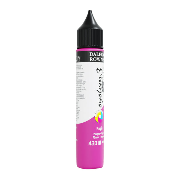 Daler Rowney System Fluid Acrylic Paint 29.5 ml Purple