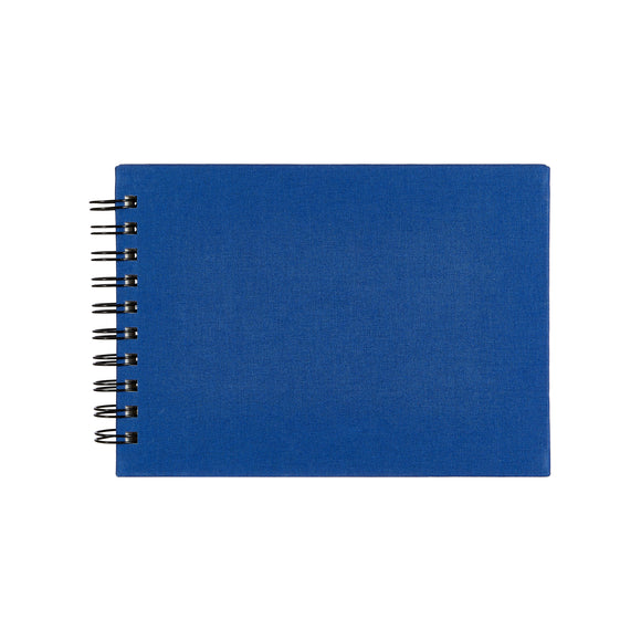 Daler Rowney Aquafine Watercolour Book A5 300 gsm Wirebound Landscape Navy
