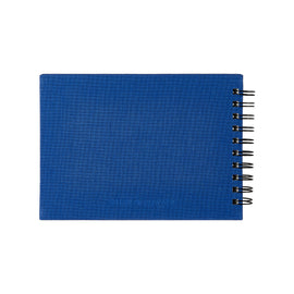 Daler Rowney Aquafine Watercolour Book A5 300 gsm Wirebound Landscape Navy