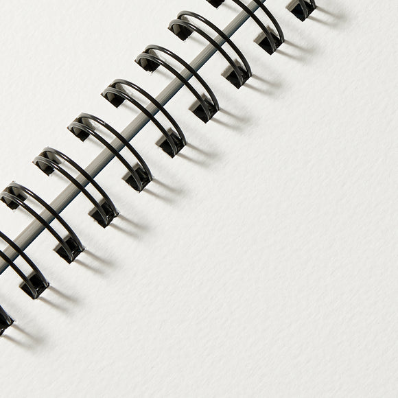 Daler Rowney Aquafine Watercolour Book A5 300 gsm Wirebound Landscape Navy