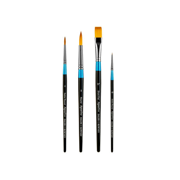 Daler Rowney Aquafine Watercolour Wallet Brush Set 401