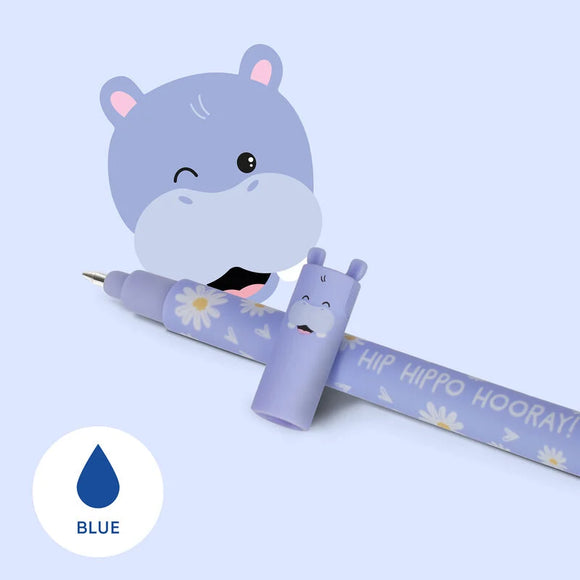 Legami Erasable Pen - Hippo