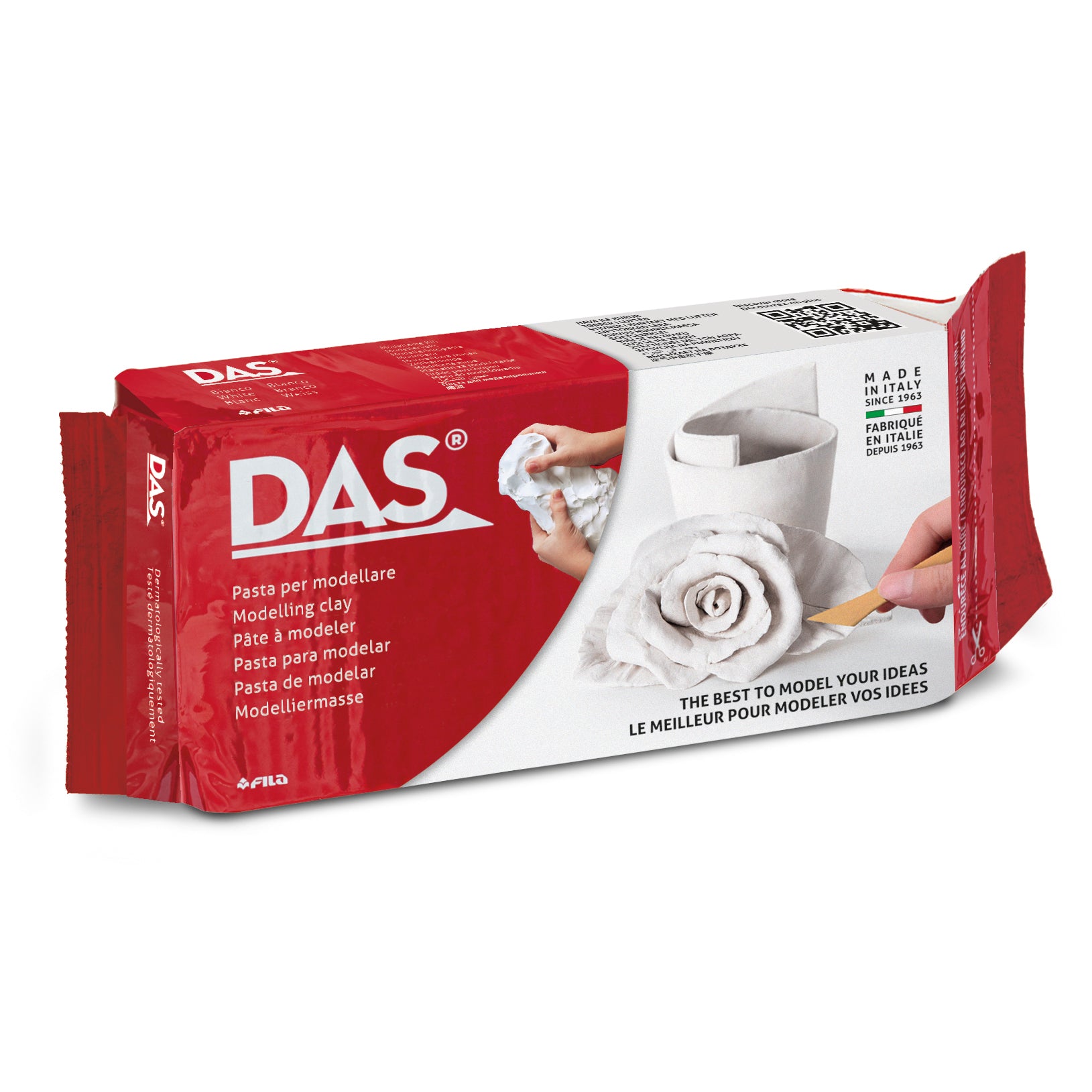 DAS White Air Drying Modelling Clay 1kg