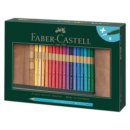 FABER CASTELL Albrecht Durer Watercolour Pencils & Pencil Roll Gift Set
