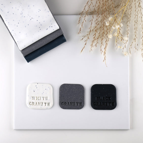 NEW Stone Black Granite FIMO Effects Polymer Clay 57g 8010-903