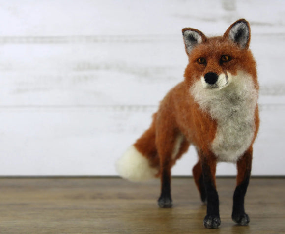 World of Wool Needle Felting Kit - Fabian the Fox