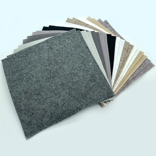 Wool Mix FS6-6 Felt 6 x 6 inches square mixed pack of 20 sheets 