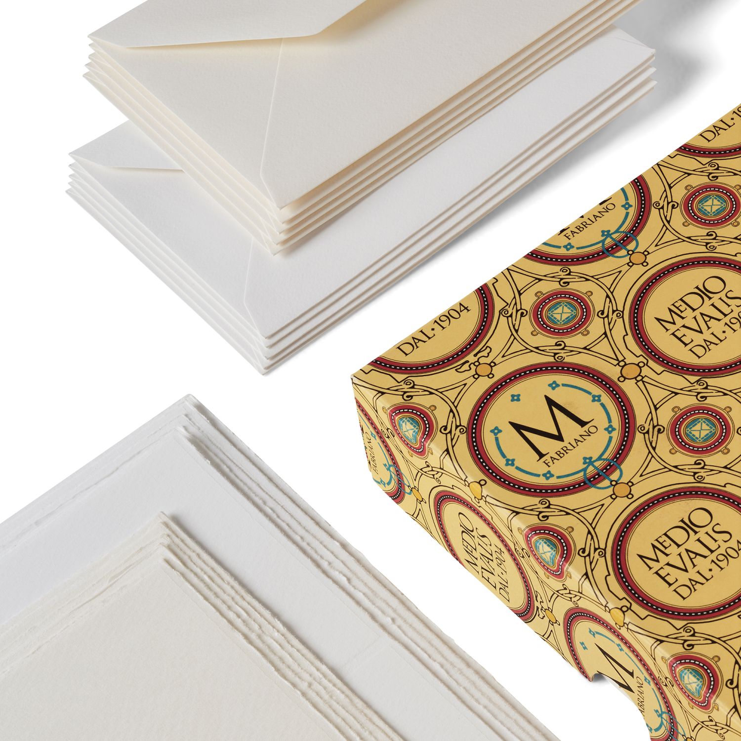 Fabriano Medioevalis Avorio Card & Envelopes set