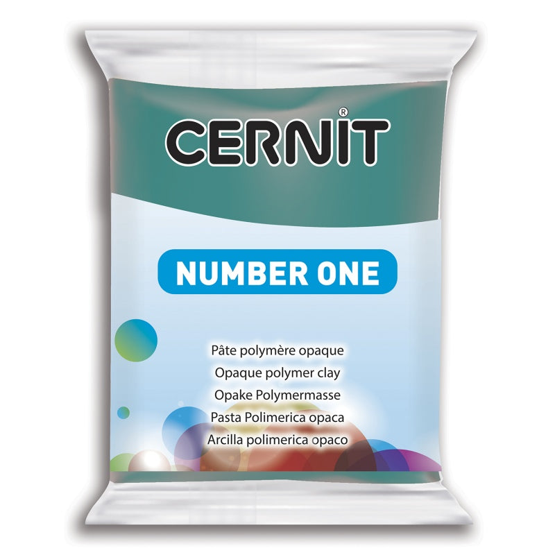 CERNIT Polymer Clay NUMBER ONE 662 Fir Green 56g