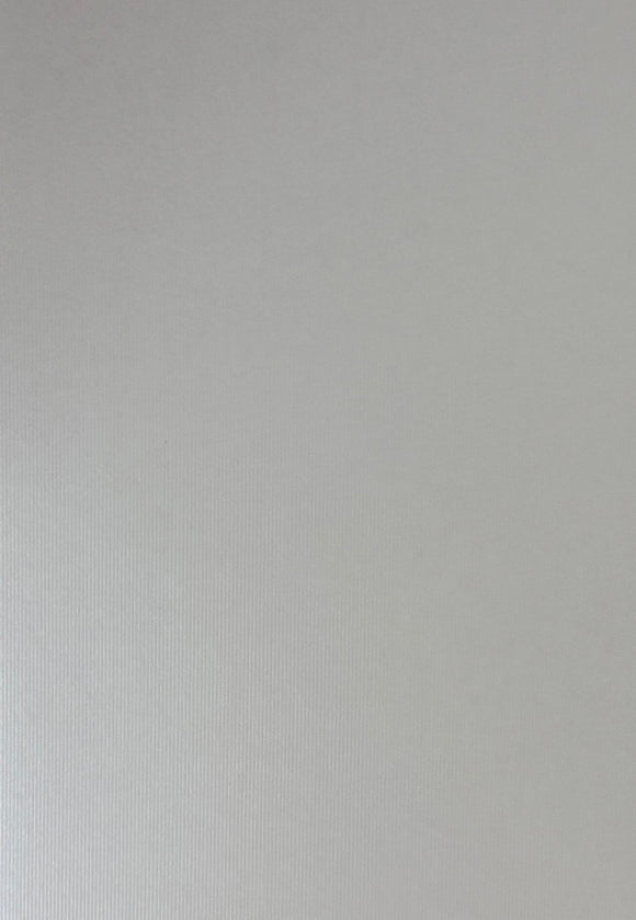 A4 Embossed Lines textured Pearlescent Card 250 gsm - White x 10 sheets