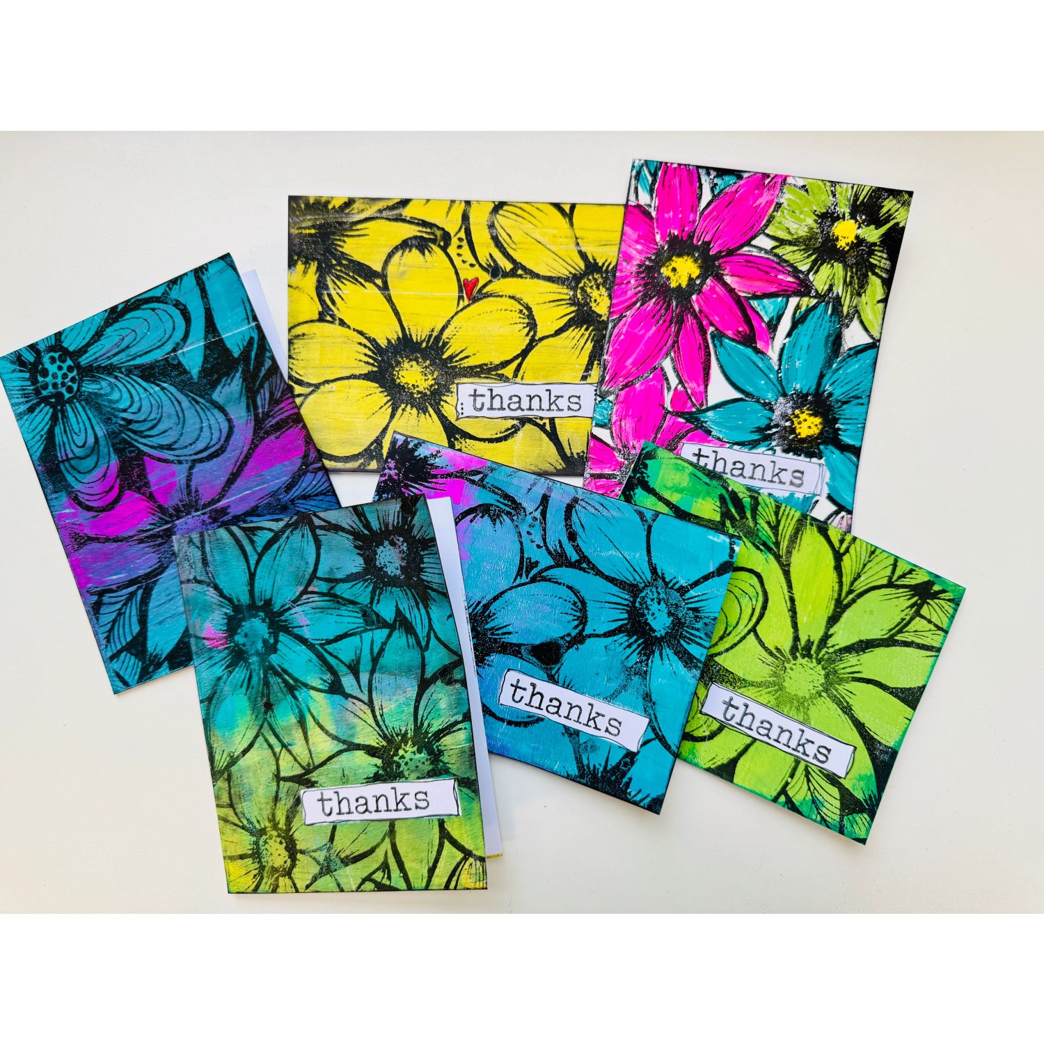 Gelli Arts Image Transfer Printables  x 20 - Florals