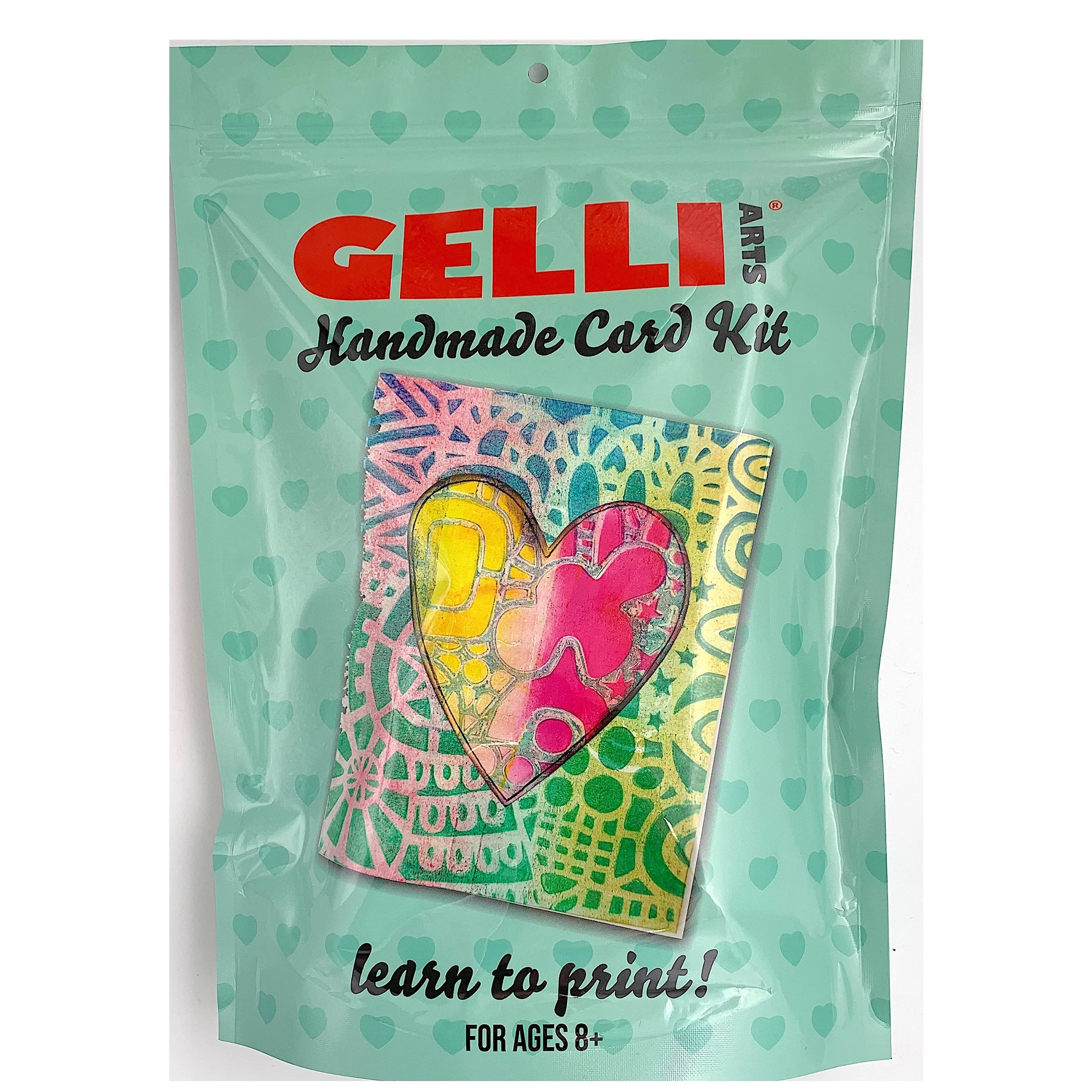 Gelli Arts Handmade Card & Gelli Plate Painting Kit