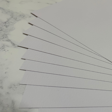 a fan of zeta hammered textured card