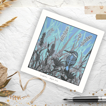Kingfisher - Greetings Card & Envelope