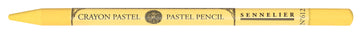 Sennelier pastel pencil in yellow on a white background