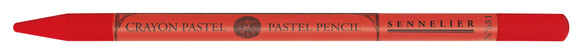 Red pastel pencil with 'Sennelier' branding on a white background