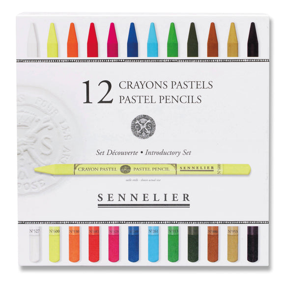 Sennelier Woodless Pastel Pencils - Boxed Set of 12