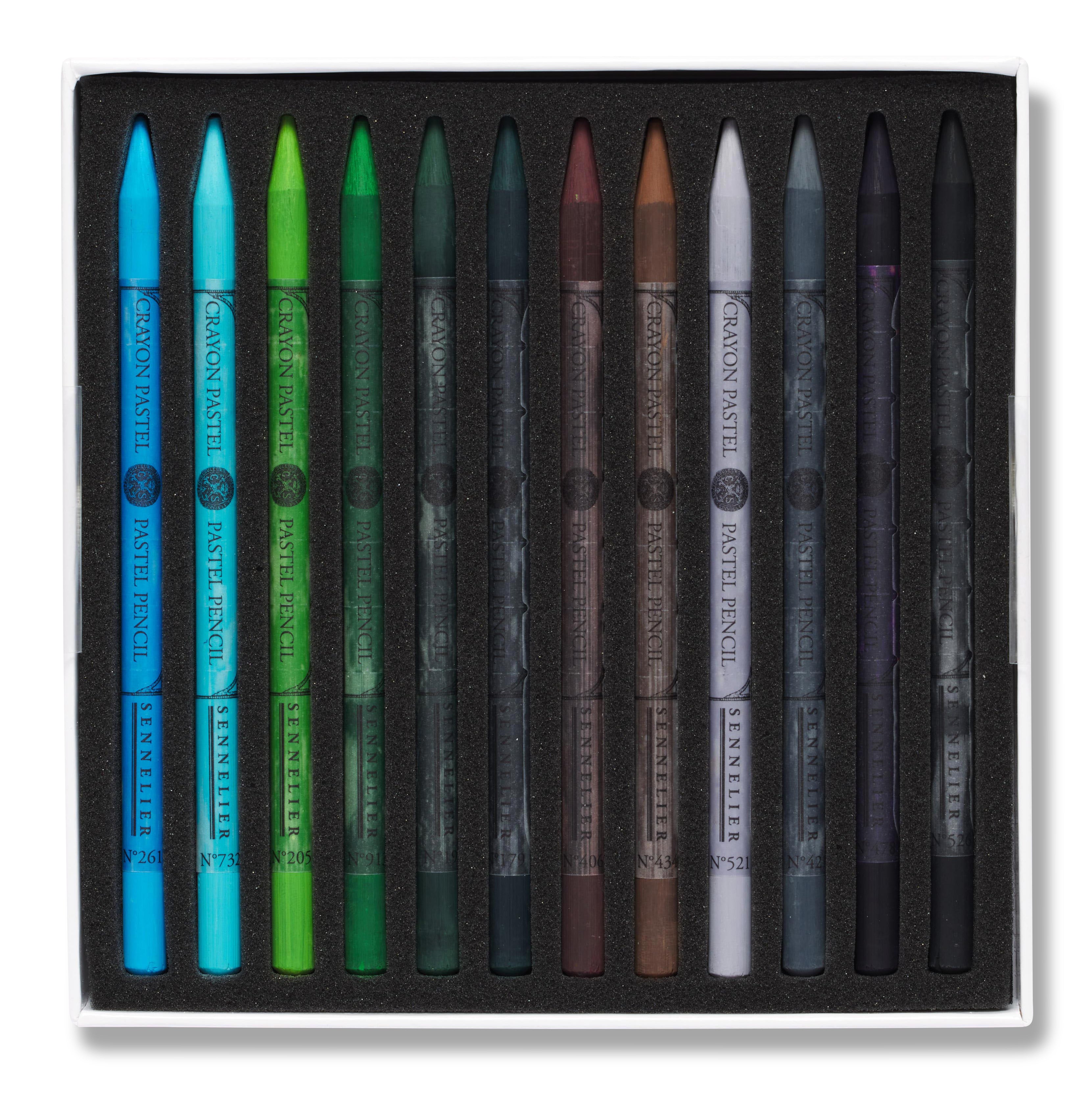 Sennelier Woodless Pastel Pencils - Boxed Set of 24 - Introductory Set