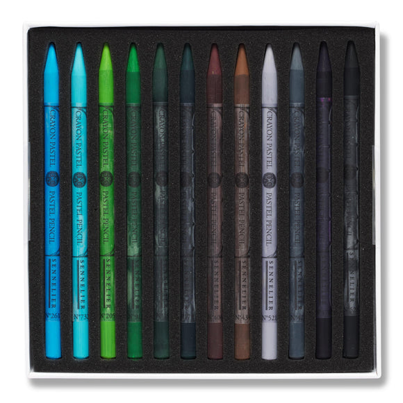 Sennelier Woodless Pastel Pencils - Boxed Set of 24 - Introductory Set