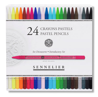 Sennelier Woodless Pastel Pencils - Boxed Set of 24 - Introductory Set
