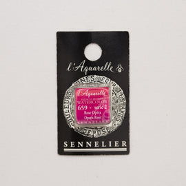 Sennelier L'Aquarelle Watercolour Paint Half Pan - Opera Rose