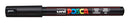 POSCA PC-1MR Paint Marker Pen Ultra-Fine 0.7 mm - Black