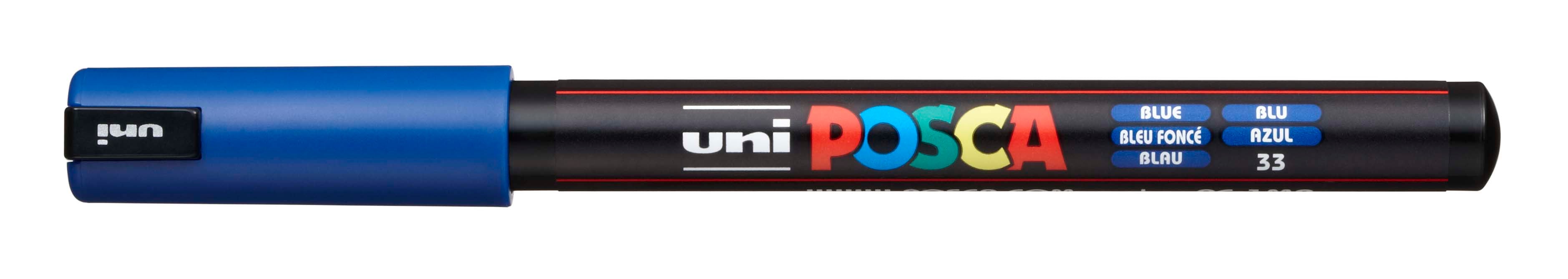 POSCA PC-1MR Paint Marker Pen Ultra-Fine 0.7 mm - Blue