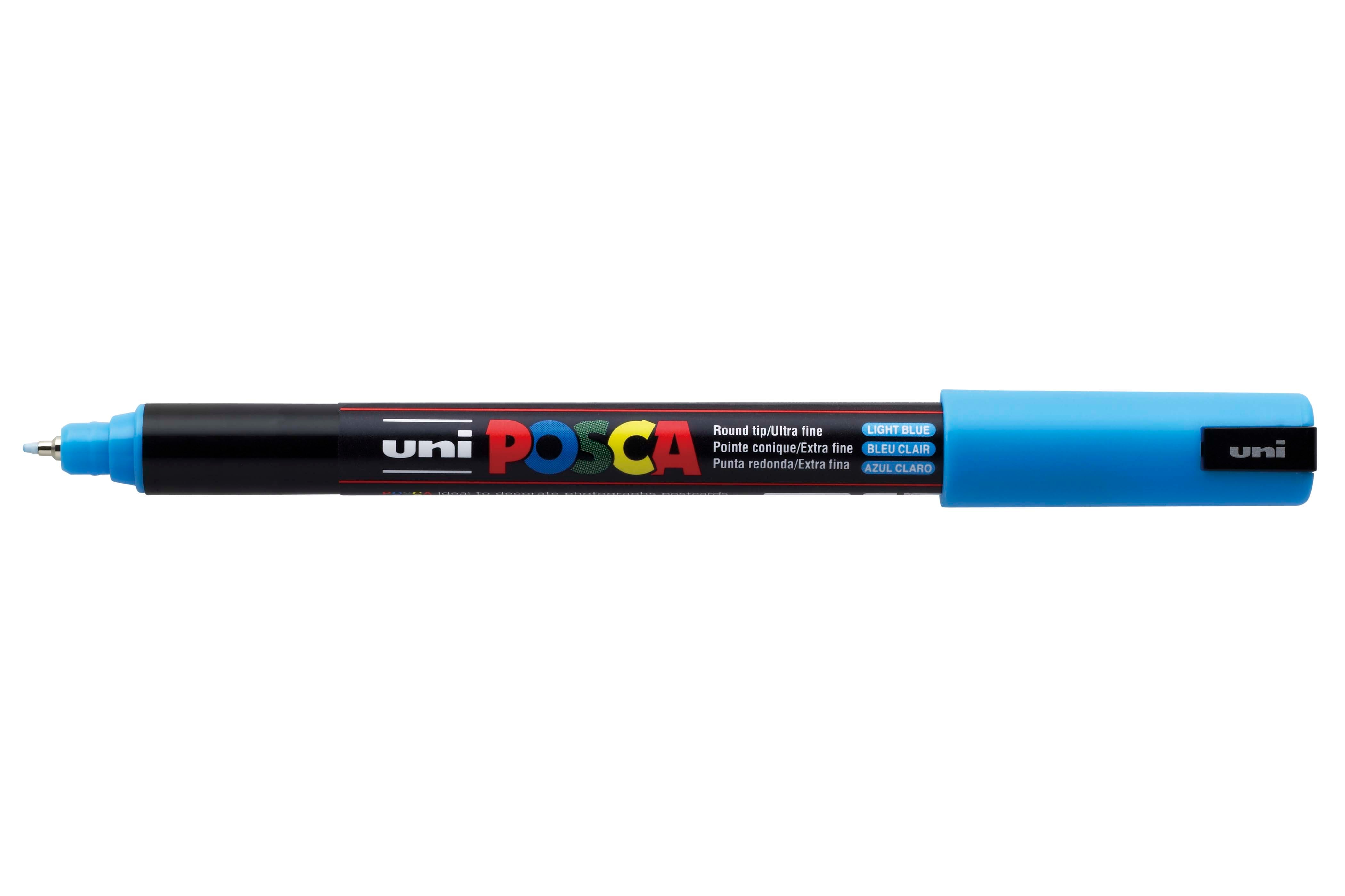 POSCA PC-1MR Paint Marker Pen Ultra-Fine 0.7 mm - Light Blue